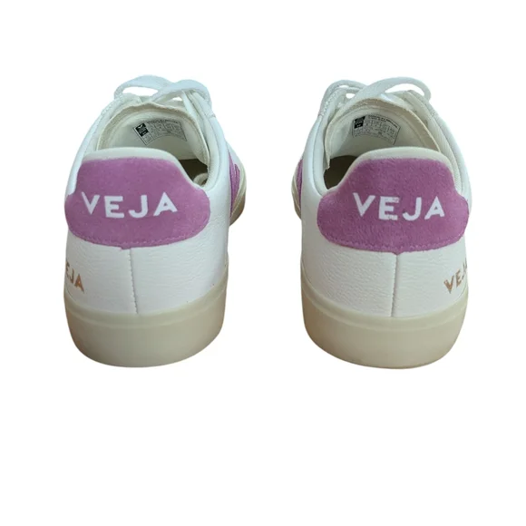 Veja Campo Leather White Mulberry Sneakers Size 39 - Picture 9 of 15